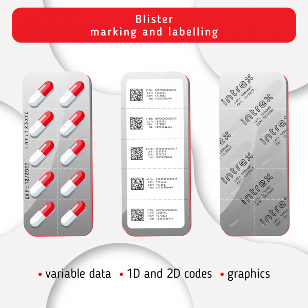 blister marking and labelling