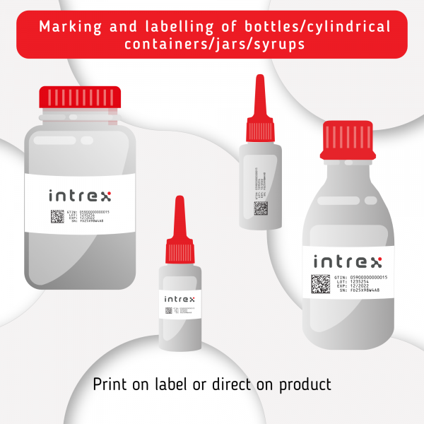 marking and labelling bottles