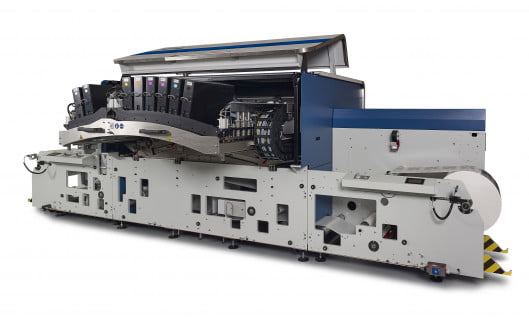 domino n730i 1200dpi digital colour label press open